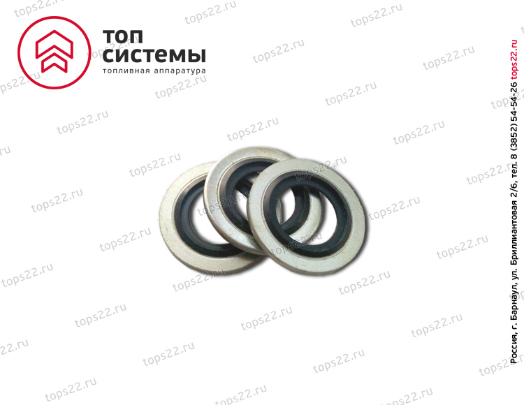 Кольцо USIT M08 8,7х13х1 BS (без бортика)